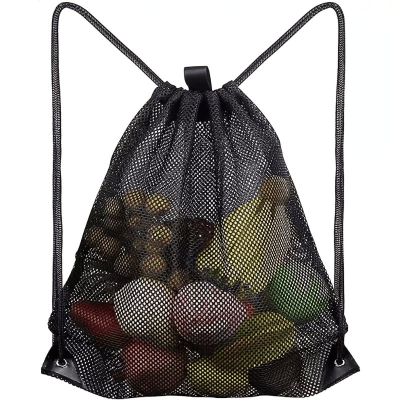 Outdoor Sport Backpack - Breathable Mesh Drawstring Backpack Bag Portable