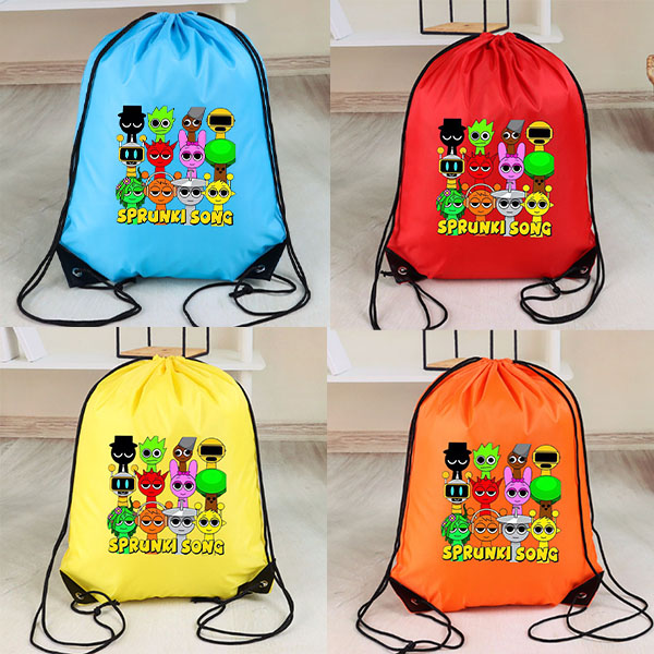 Outdoor Sport Backpack - Sprunki Drawstring Bag Sports Waterproof Travel