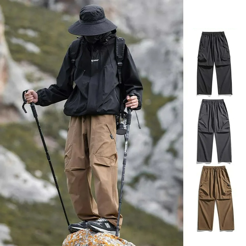 Outdoor Sport Waterproof Pants - Men's Climbing Trousers Windproof Rainproof Cycling