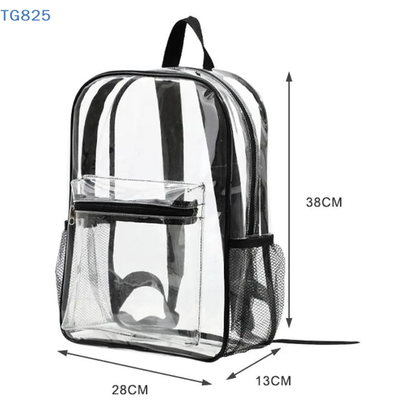 Outdoor Sport Backpack - 【AN】【AN】Transparent PVC Outdoor Sports Fitness Knapsack