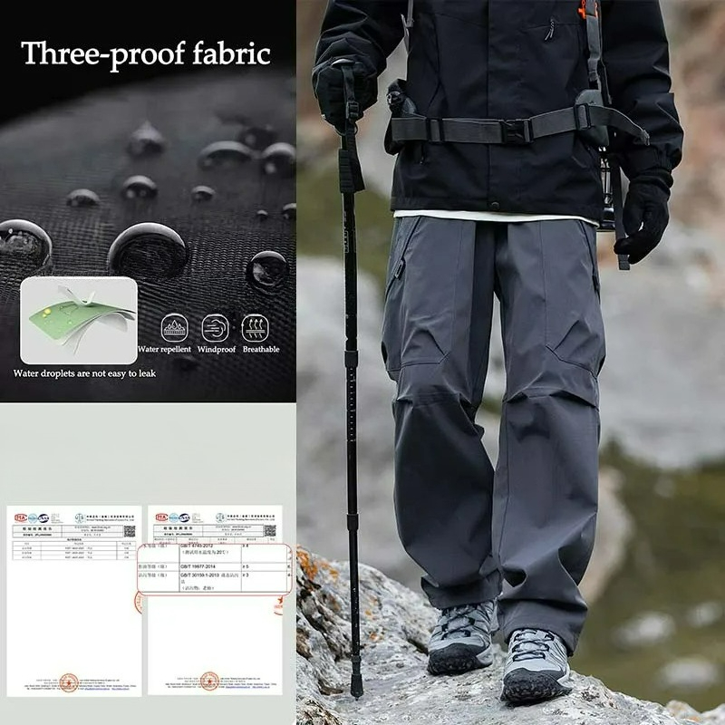 Men's Climbing Trousers Windpr - đánh giá và giá Outdoor Sport Waterproof Pants