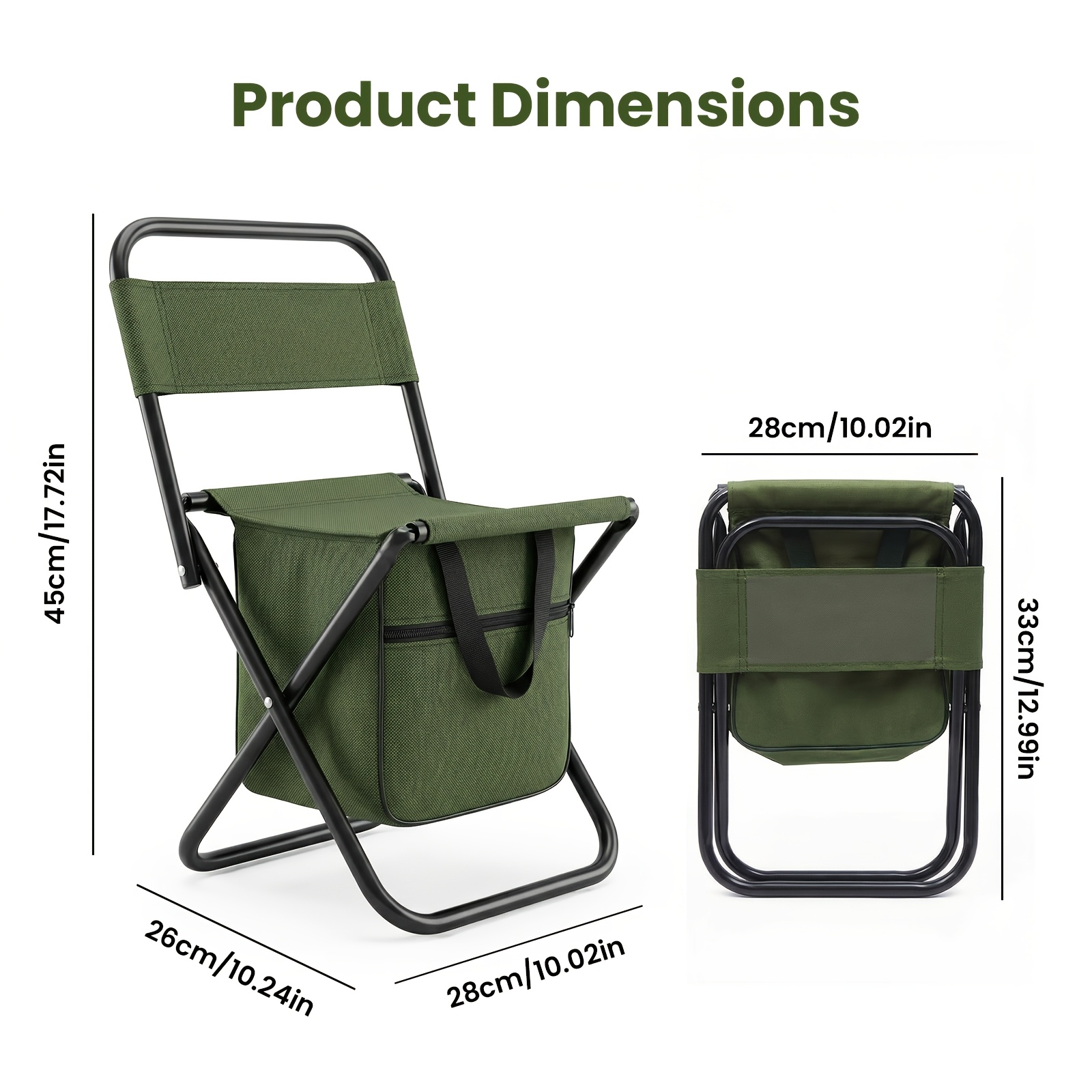 2 in 1 Camping Chair with Larg - đánh giá và giá Outdoor Sport Chairs