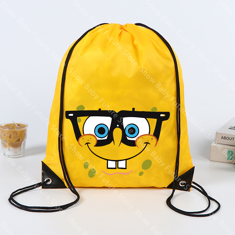 43x34CM Spongebobs Drawstring  - đánh giá và giá Outdoor Sport Backpack