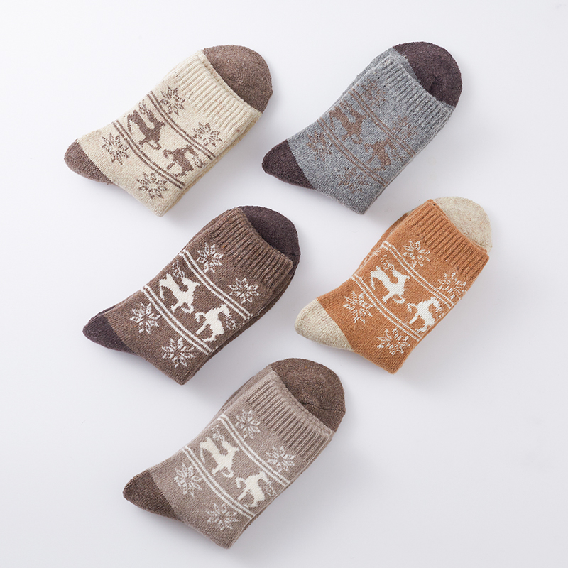 5Pairs Winter Thicken Wool Soc - đánh giá và giá Outdoor Sport Hose