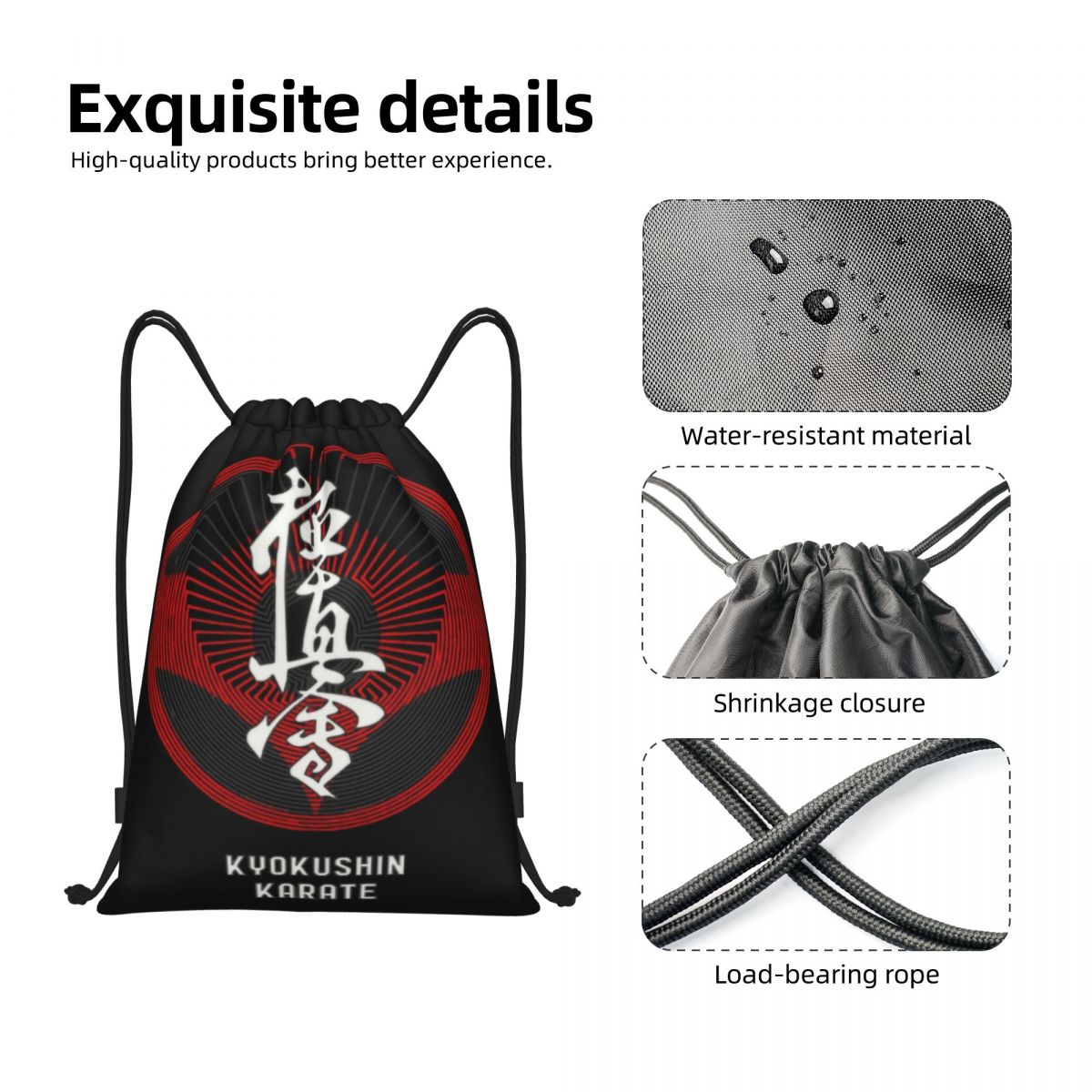 Custom Kyokushin Karate Drawst - đánh giá và giá Outdoor Sport Backpack