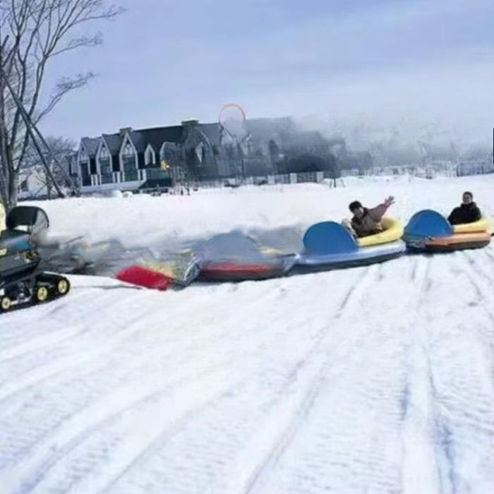 Towable Inflatable Snow Tube a - đánh giá và giá Outdoor Sports Activities