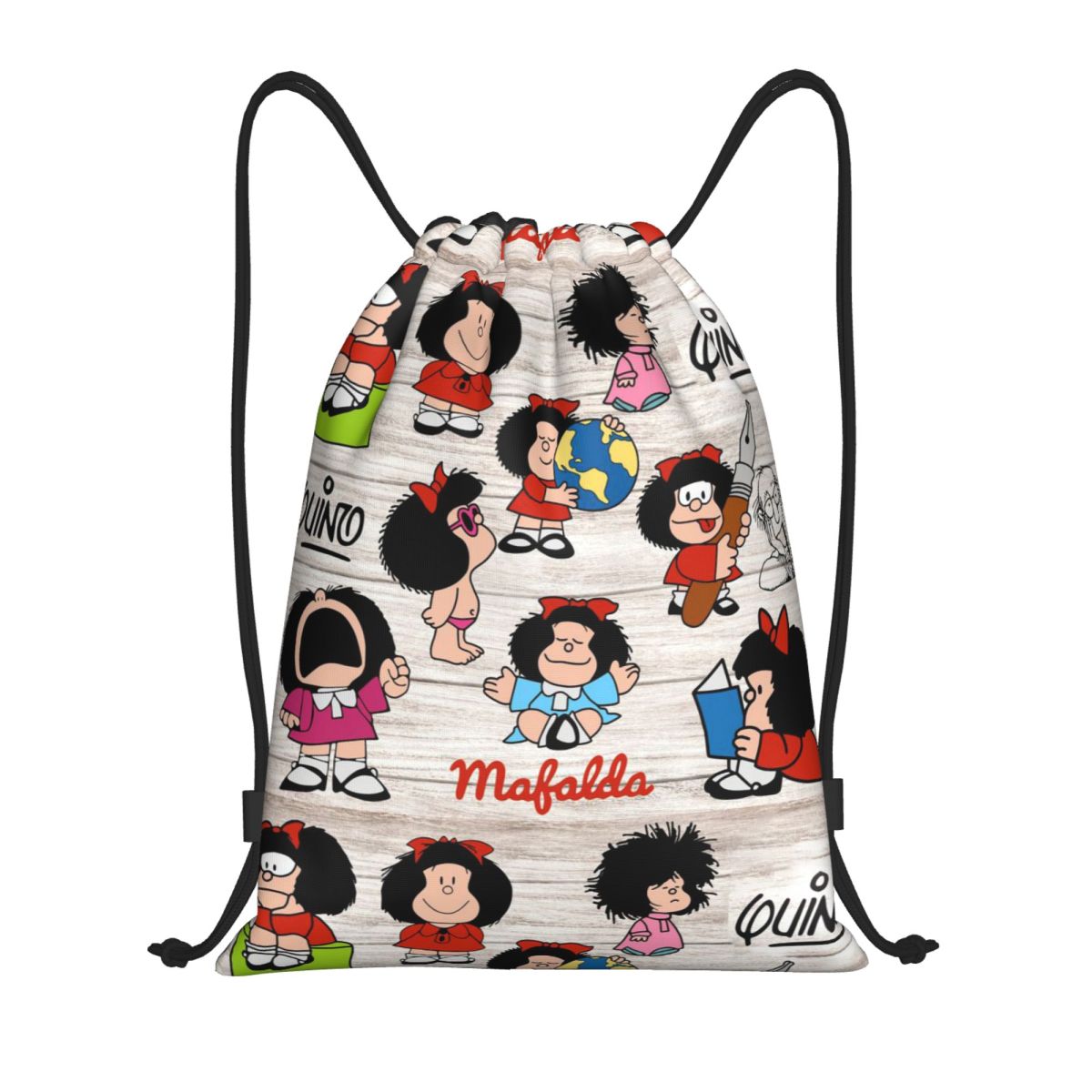 Custom Kawaii Cartoon Mafalda  - đánh giá và giá Outdoor Sport Backpack